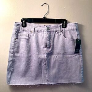 NWT Wild Fable Violet Denim Mini Skirt